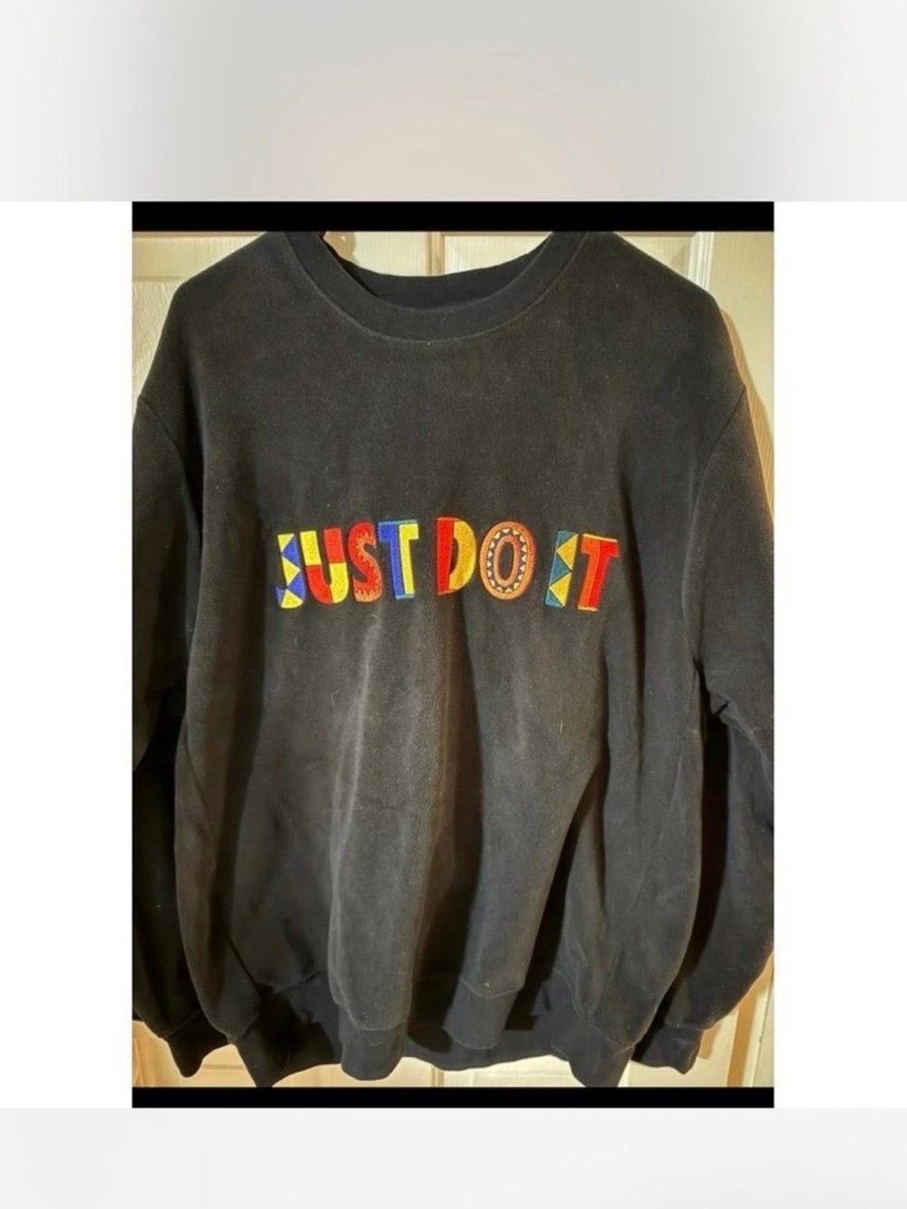 Vintage Men’s Nike Just Do It Graphic Crewneck Sweatshirt